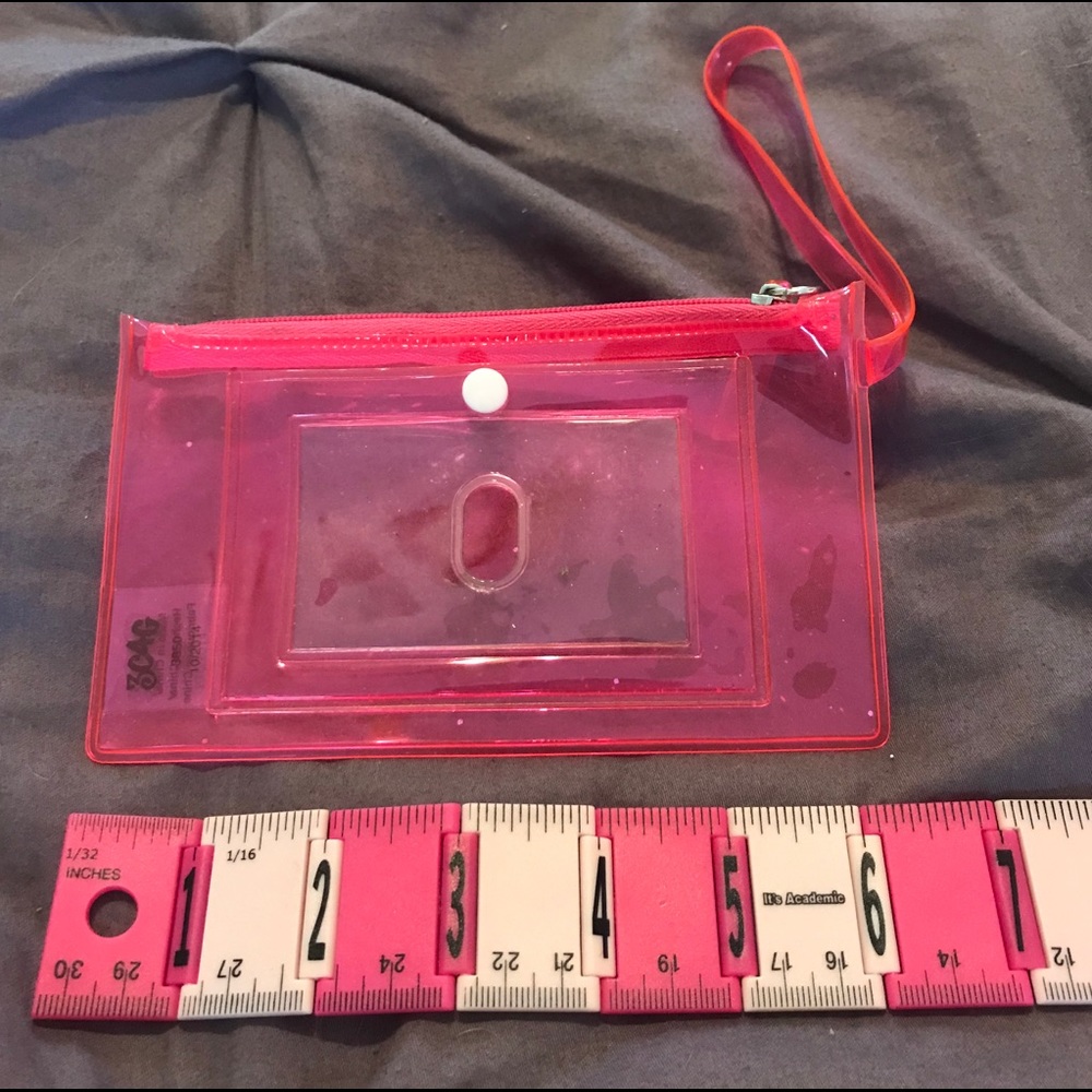 6” Neon Pink Wristlet